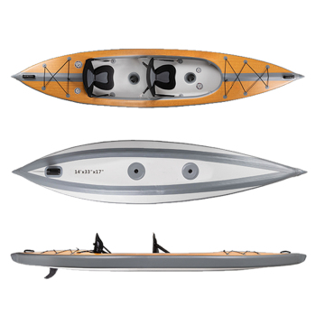Air Kayaks Airvolution Dropstitch Dual Chamber Tandem Inflatable Kayak
