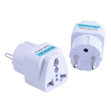 Multi Country Smart Travel Plug Adapter - 250V 10A Germany France Russia Compatible