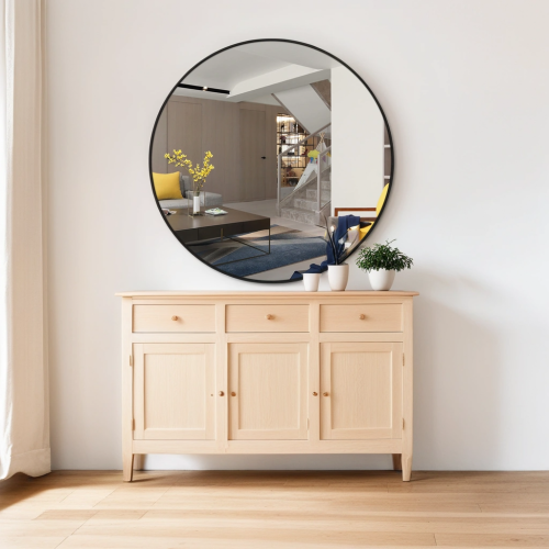 Bathroom Decor Large Circle Round Wall Mirror