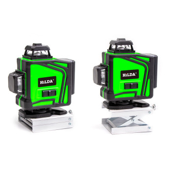 Professional 4D Green Self-Leveling Laser Level for Tiling and Construction - 360 Degree Horizontal & Vertical, 16 Lines