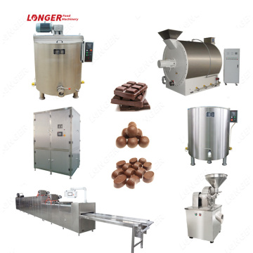 Small Capacity Chocolate Production Line: Cocoa Beans to Chocolate Processing Machine