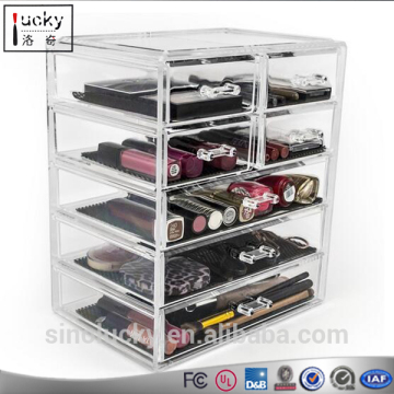Big Mall Retail Used Cosmetic Display Drawer Makeup Organizer