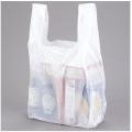 HDPE Poly Plastic Shopping Bag with Gusset for Bakery and Wholesale