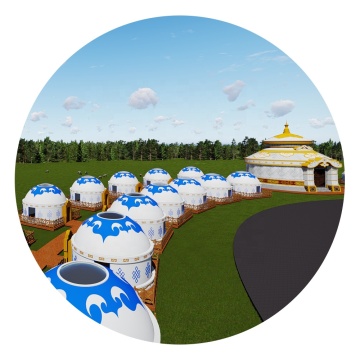 Heated Eco Prefab Transparent Geodesic Dome Tent for Modern Luxury Glamping