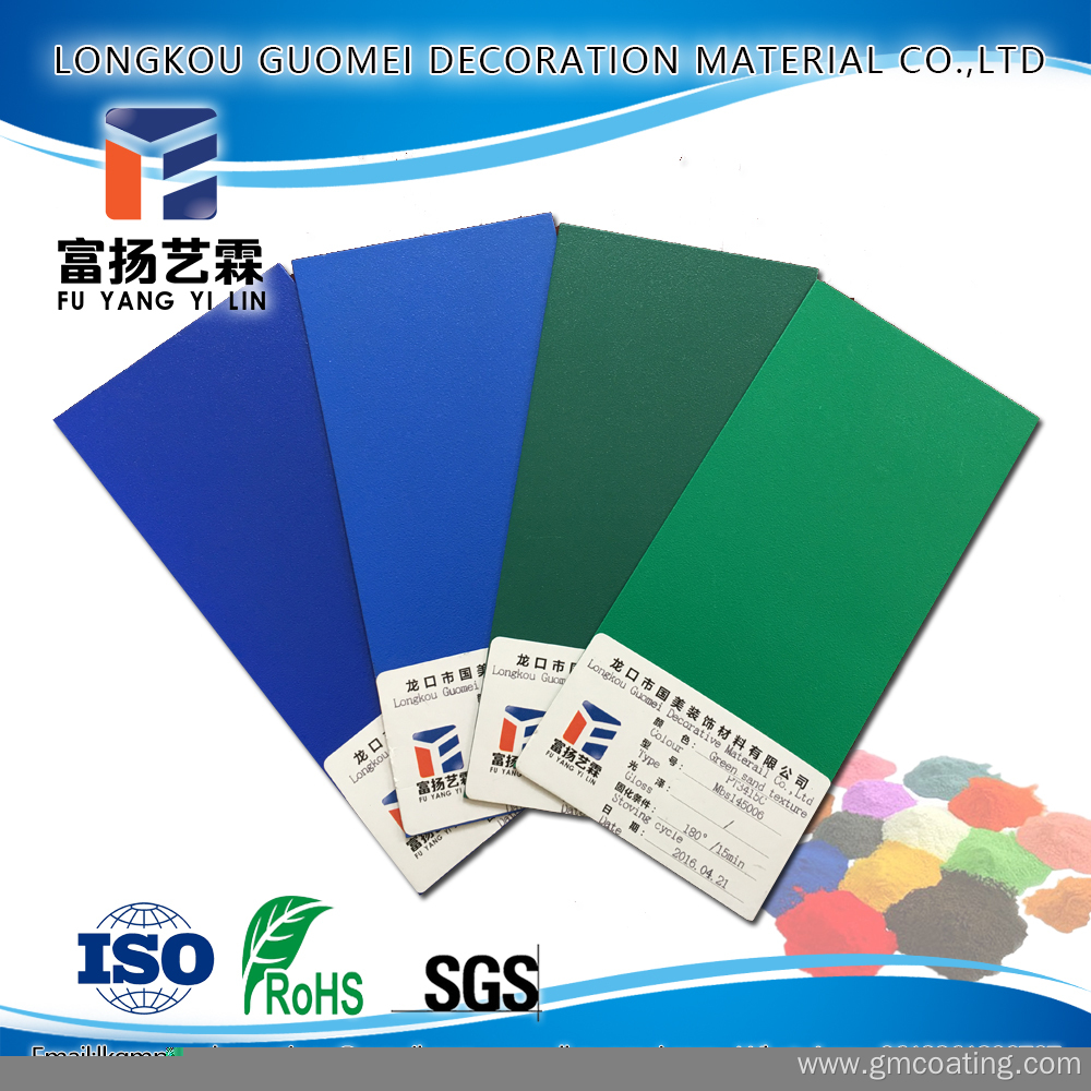 Customized Colors Powder Coating Paint Colors