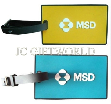 ID Tag/Soft PVC borracha Tag da bagagem Tag/Travel (JC204T)
