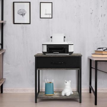 Mesas de impressora para pequenos espaços com prateleira de armazenamento
