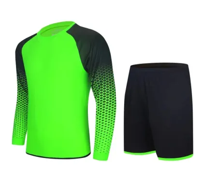 Customized Soccer Goalkeeper Long-Sleeved Track Suit Set