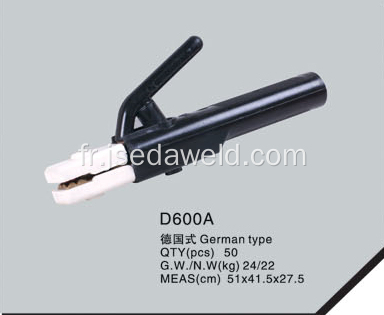 Support d&#39;électrode de type allemand D600A
