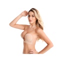 Soutien-gorge push-up sans bretelles collant adhésif invisible dos nu