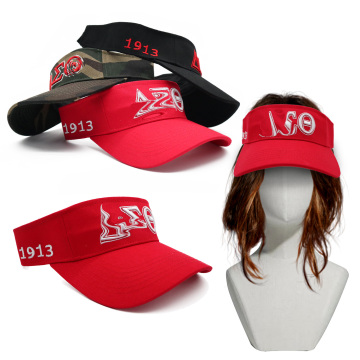 Top Selling Greek Letters Embroidered Visors: Perfect Accessories for Outdoor Sports, Beach, Running, and Golf