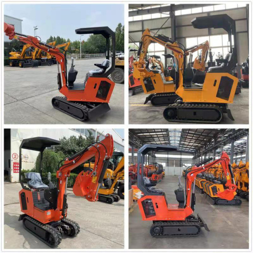 Tê giác XN10 Bagger nhỏ với đường ray cao su