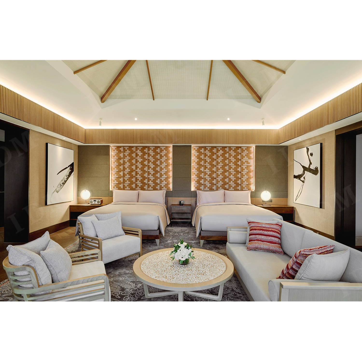 modern design Hotel bed furniture Bedroom sets