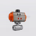 2 Piece ball valves with Pneumatic Actuator