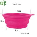 Silicone Travel Food Bowl reutilizável para cães