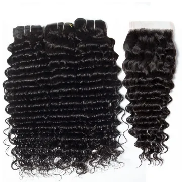 Uniky Brazilian Loose Deep Wave Vigin Hair Weave 3 Bundles 300g Unprocessed Loose Deep Wave Virgin Human Hair
