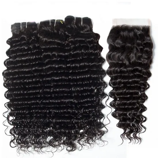 Uniky Brazilian Loose Deep Wave Vigin Hair Weave 3 Bundles 300g Unprocessed Loose Deep Wave Virgin Human Hair
