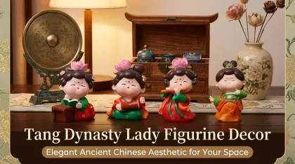Tang Dynasty Chubby Beauty Figurines