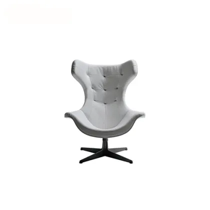 Poltrona Regina II Swivel Painted Steel Armchair