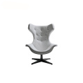 Poltrona Regina II Swivel Painted Steel Armchair