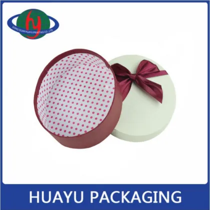 Dongguan Packaging Factory Round Cardboard Gift Box