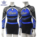 Oanpaste keninklike blauwe jeugd cheer outfits