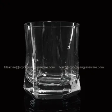 Hot Sale 350ml Cheap Clear Glass Branded Whiskey