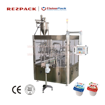 Rotary Plastic Cup Filling & Sealing Machine