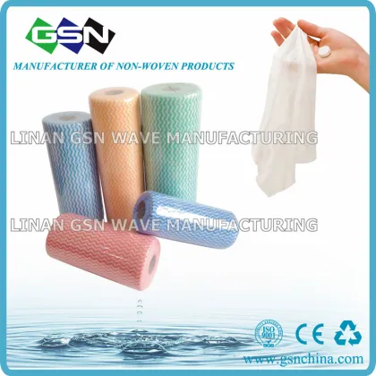 Household cleaning cloth kitchen wipes perforated clean cloth in roll
