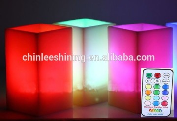 New Year's celebration moving and flickering wick LED Candle
