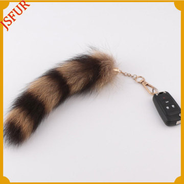 Tail Key chain Real Fox Fur Bag Accessory Custom Keychain