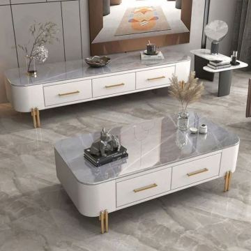 Italian Style Modern Simple Soft Bag Storage Combo Table