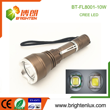 โรงงานเต้าเสียบ 3 โหมดแสงพกพาอลูมิเนียม Cree XML T6 10W LED Tactical Best ที่ดีที่สุดที่มีประสิทธิภาพสูงสุดไฟฉายไฟฉายไฟฉาย