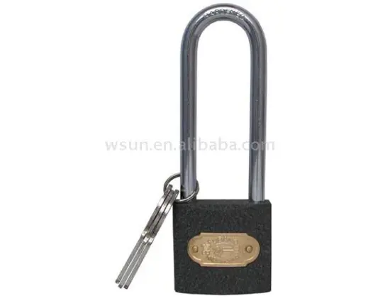 Long Shackle Iron Padlock