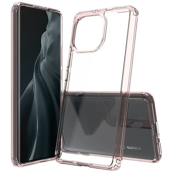 2021 TPU + PC Phone Cover Case for Xiaomi Mi 11 / Mi 11 Lite Pro Ultra 5G - Hard Transparent Case