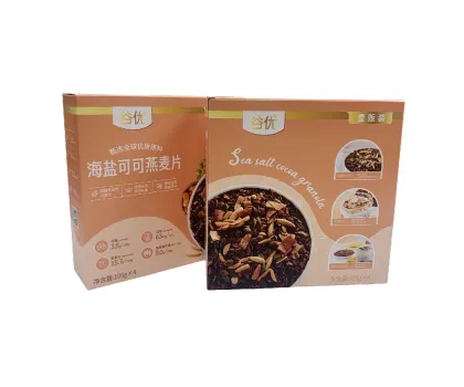 Custom Printed Oatmeal and Granola Container Boxes for Small Businesses