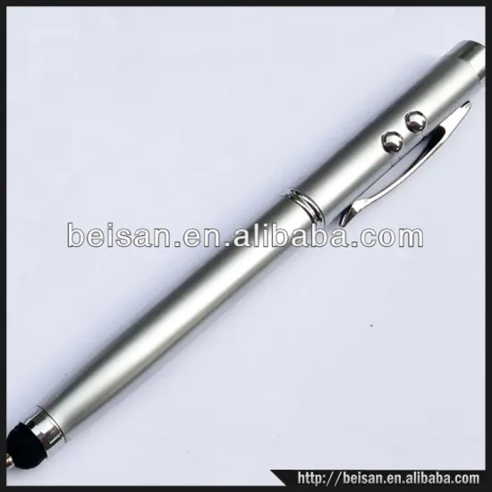 Fibermesh Capacitive Touchscreen Stylus with Laser Pointer and Ballpoint Pen for All Capacitive Touchscreen Devices
