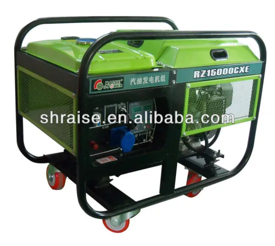 10KW electric petrol gasoline generator set for hot sell