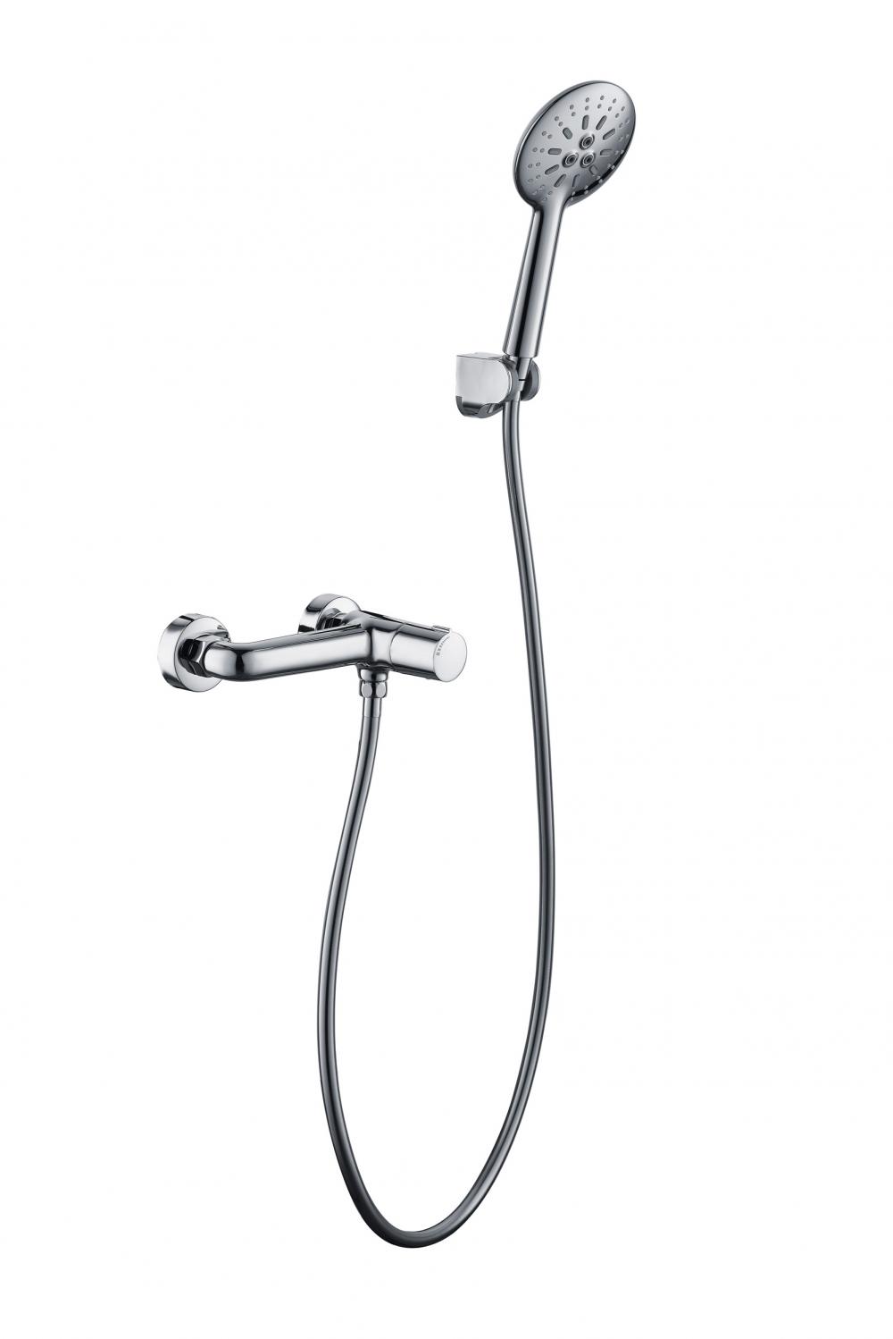 Contemporary Exposed Single Handle Mixer Shower Taps