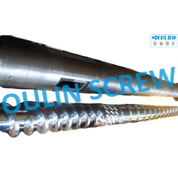 150mm, L/D=34 Venting Screw and Barrel for PP PE Pelletizer, Recycling Extrusion