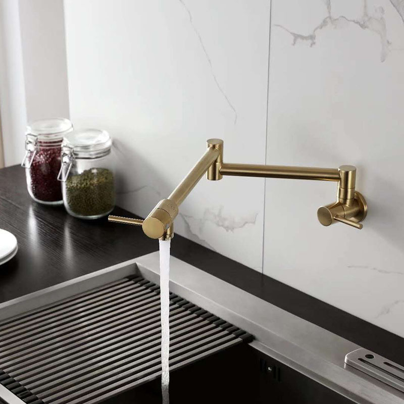 Single cold extended 360 degree turn collapsible faucet faucet 3
