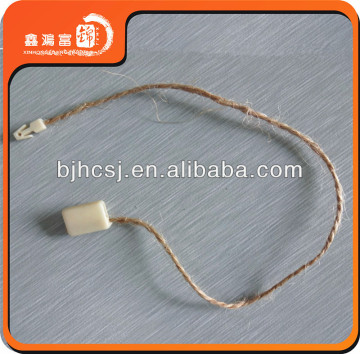 in stock plastic seal hemp rope tag
