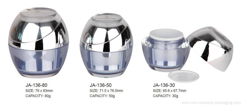 Empty Wholesale Cosmetic Arylic Jar Container