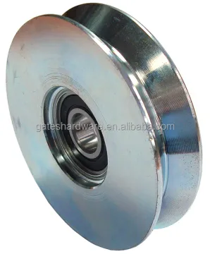 steel V-groove caster Sliding Gate steel caster wheel