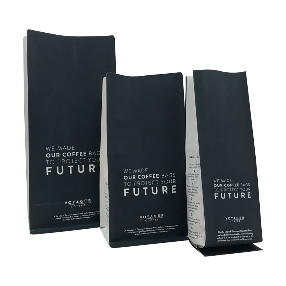 Low Price Moistureproof Black Coffee Bag Company