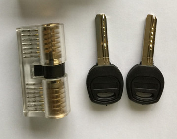 GOSO LOCKSMITH TOOLS 5-11 clear lock for practise lock's skill group TRANSPARENT LOCK