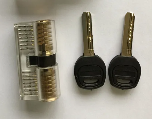 GOSO LOCKSMITH TOOLS 5-11 clear lock for practise lock's skill group TRANSPARENT LOCK