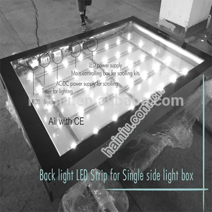 Advertising outdoor light box custom size display light box