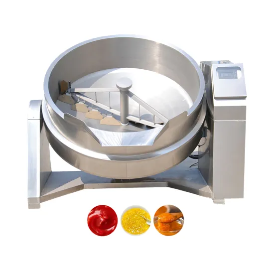 High Efficiency Jacketed Kettle Mixers for Quality Soup Cooking Pots and Oil Cook Kettles