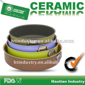 Aluminum Ceramic Coating Round Grill Pan